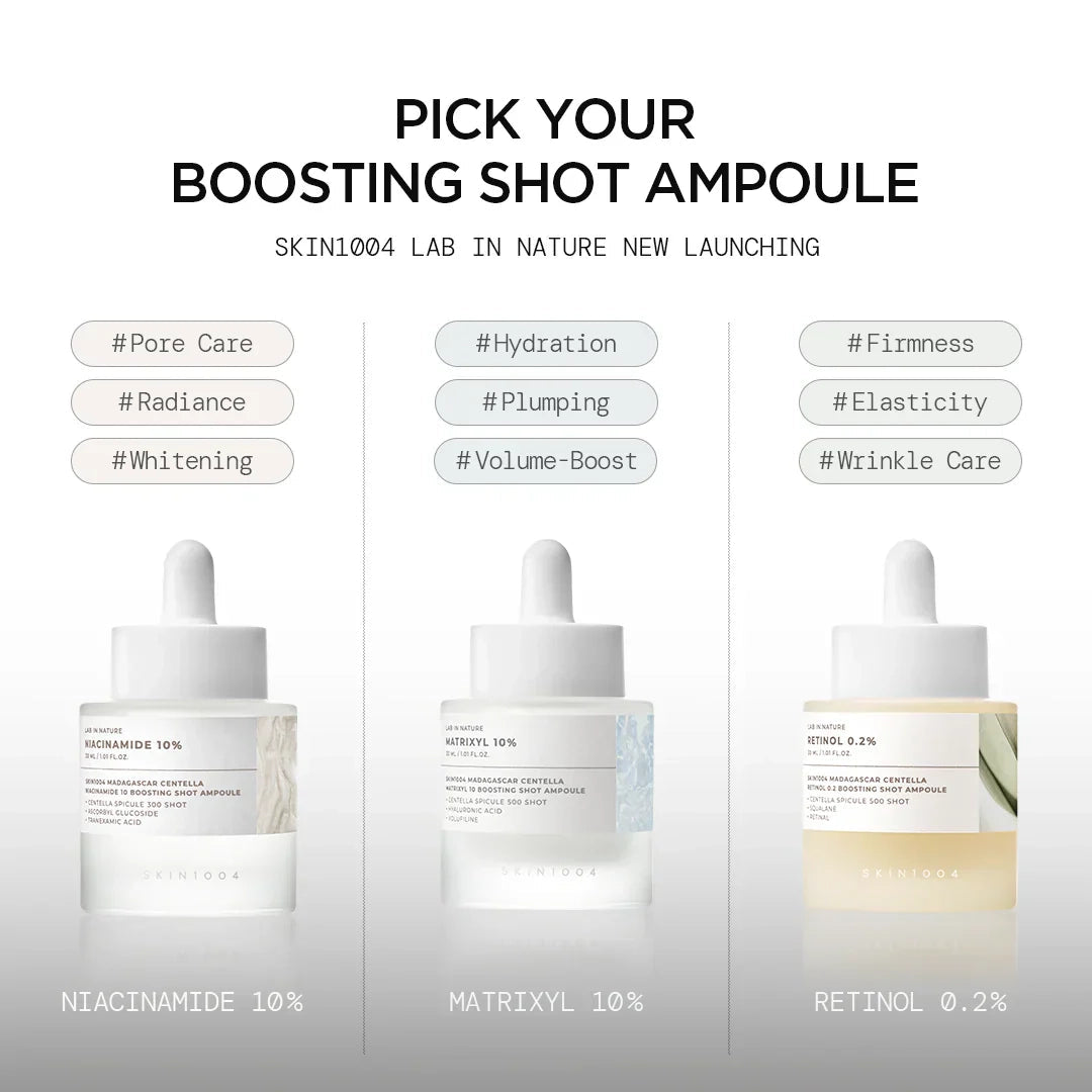 Skin1004 Madagascar Centella Matrixyl 10 Boosting Shot Ampoule anti-age