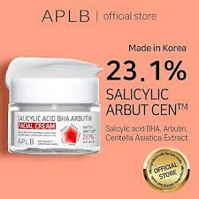 APLB Salicylic Acid BHA Arbutin Crème Visage ant-imperfections 55ML