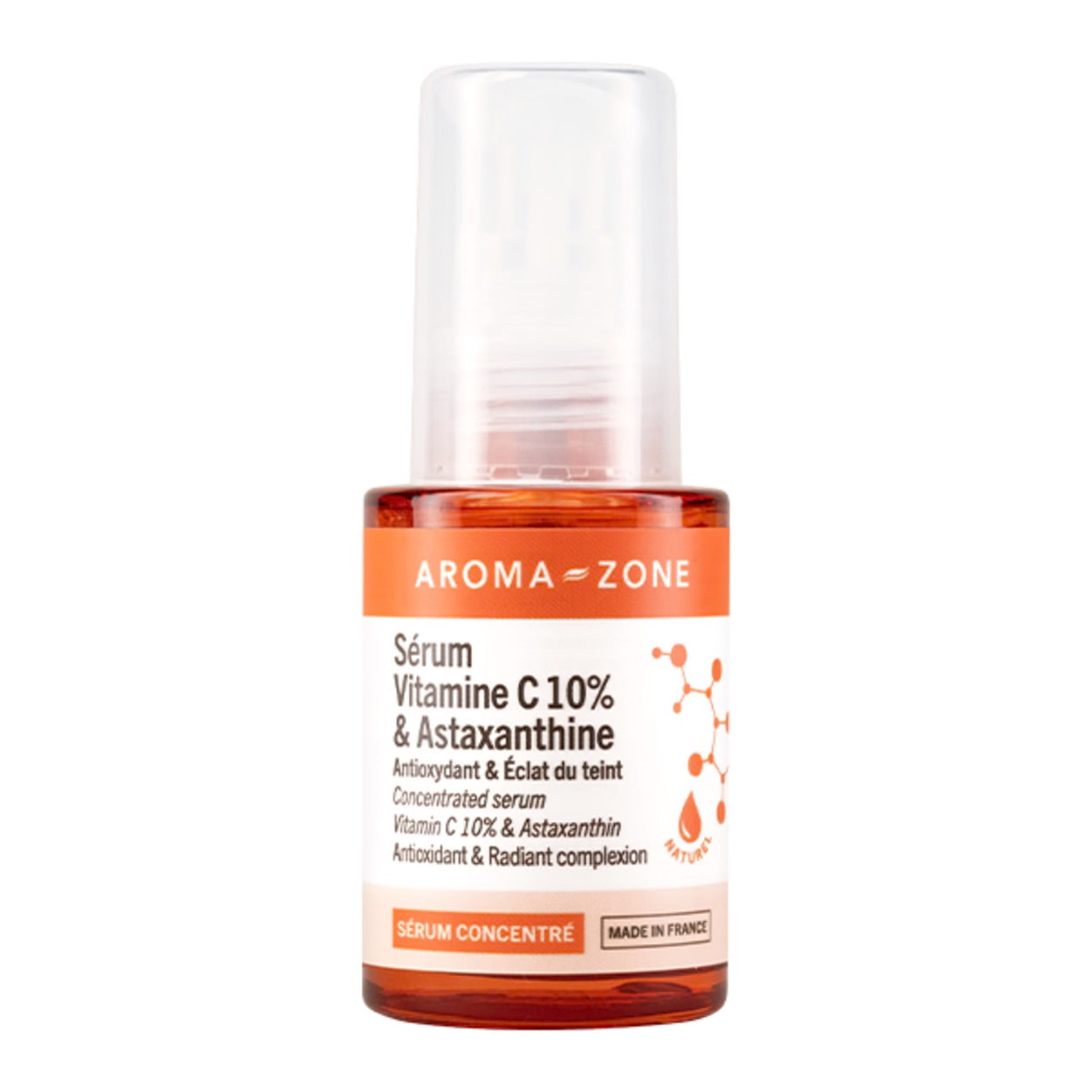 Aroma-zone Sérum visage concentré Vitamine C 10% & Astaxanthine