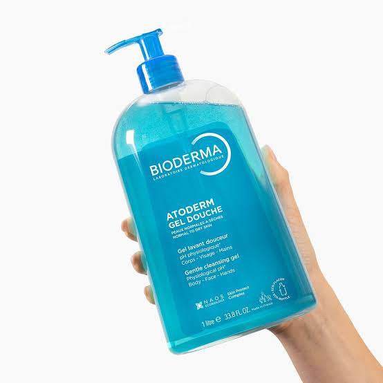 Bioderma Atoderm Gel Douche Peaux Sensibles Normales à Sèches 1L