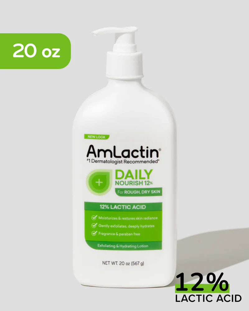 Amlactin-Lotion nourrissante avec 12 % d'acide lactique AHA
