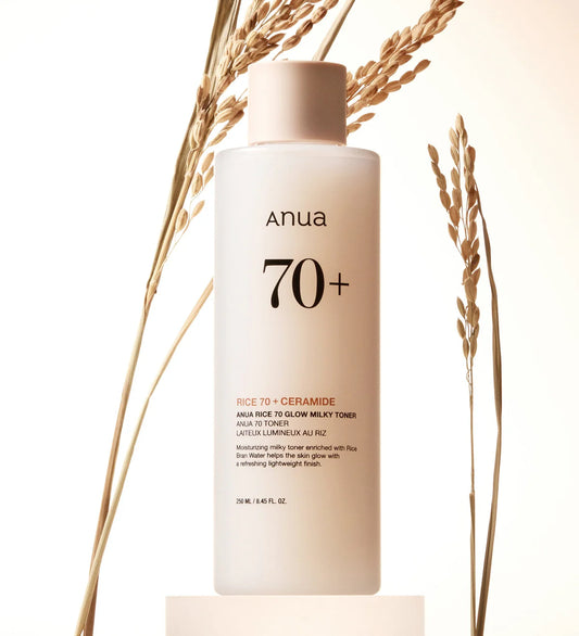 Anua Rice 70+Ceramide Toner Laiteux Lumineux au Riz