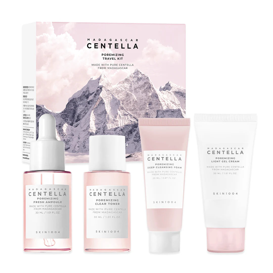 Skin1004 Centella Madagascar Routine visage Pores dilatés et peau grasse complète
