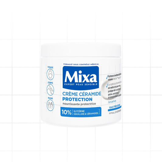 Mixa Crème Céramide Protection - Visage, Corps, Mains