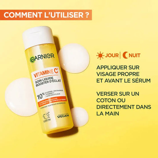 Garnier Vitamine C* Toner Booster L'Éclat Liquid Care