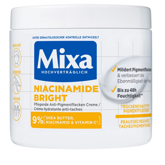 Mixa Crème Niacinamide Correction Éclat Corps