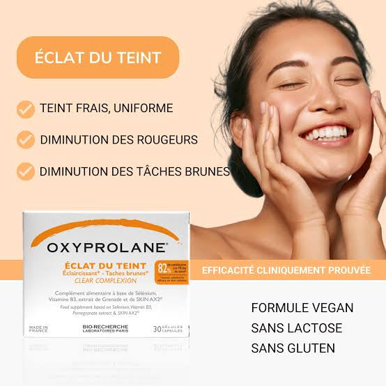 Bio Recherche Oxyprolane Éclat du teint 30 gélules