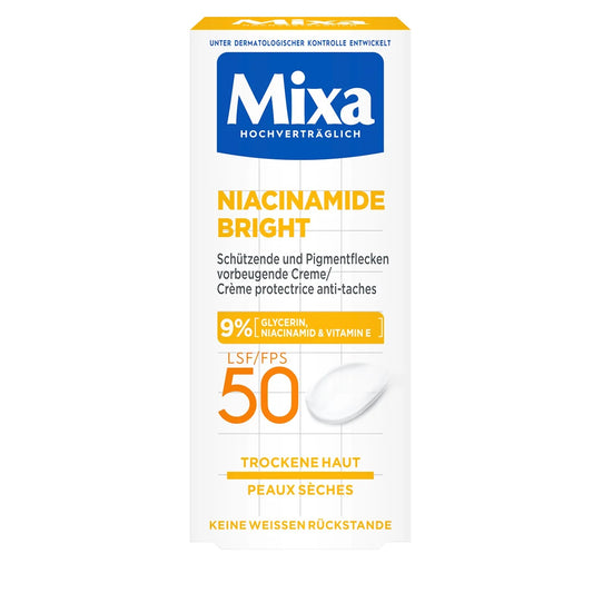 Mixa Crème Anti-taches SPF50 à la Vitamine C et Niacinamide 50ML