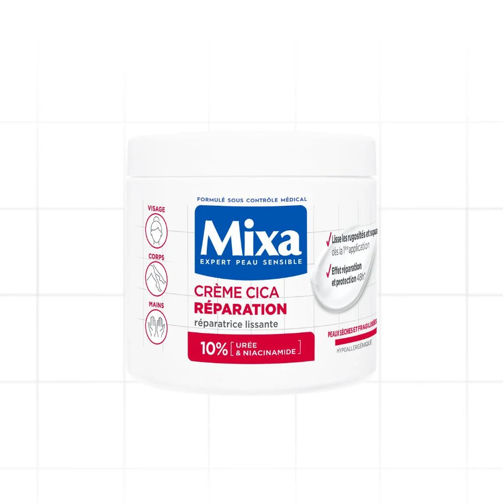 Mixa Crème Cica Reparation - Visage, Corps, Mains