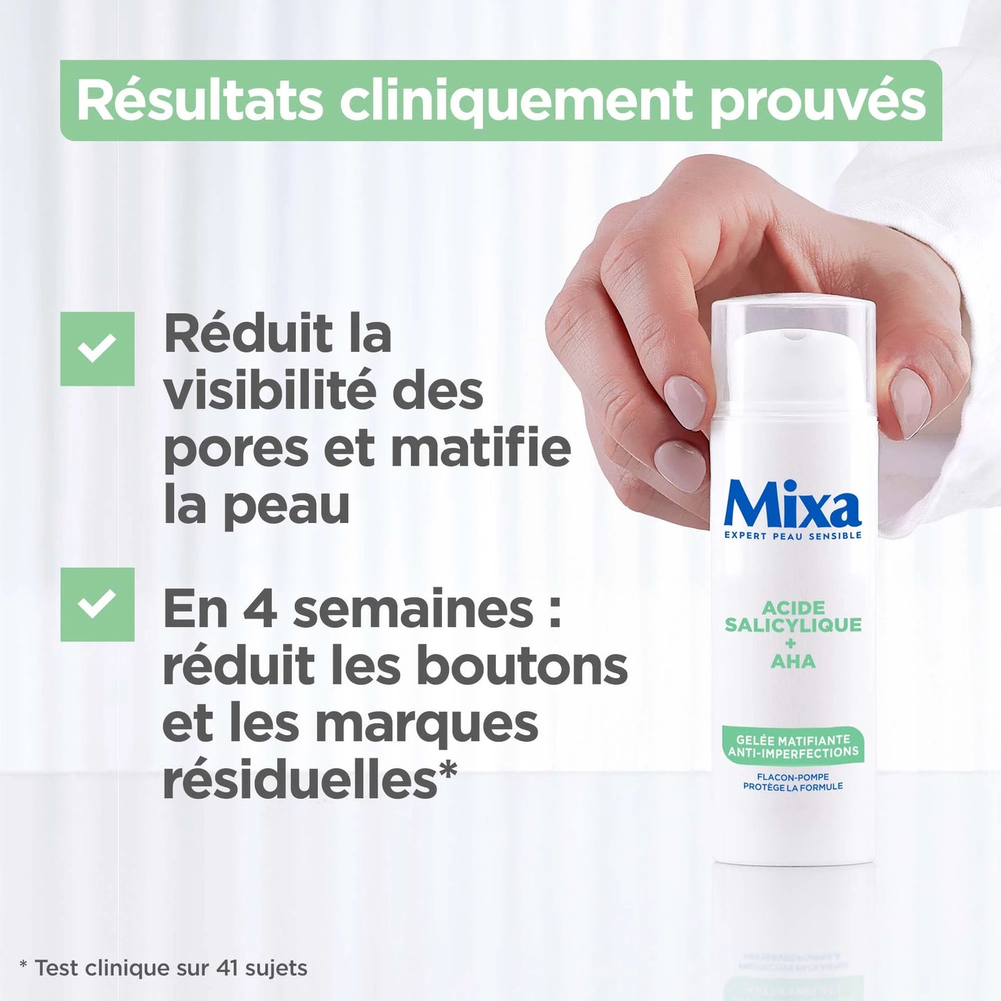 Mixa Creme visage- Gelée Matifiante Anti-Imperfections