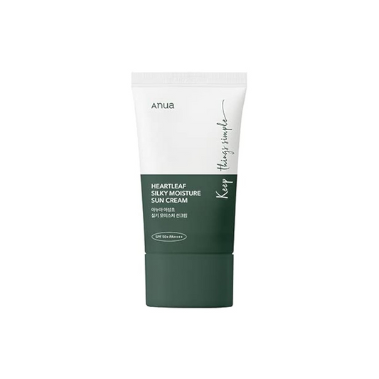 ANUA Heartleaf Silky Moisture Sun Cream SPF50+
