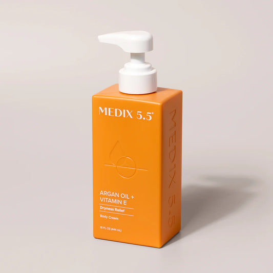 Medix 5.5 Lait de corps à o’ Huile Argan + Vitamine E Crème soulagement de la sécheresse