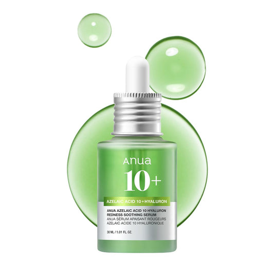 Anua Serum Azelaic Acide 10 + Hyaluron Sérum visage Anti-Rougeurs