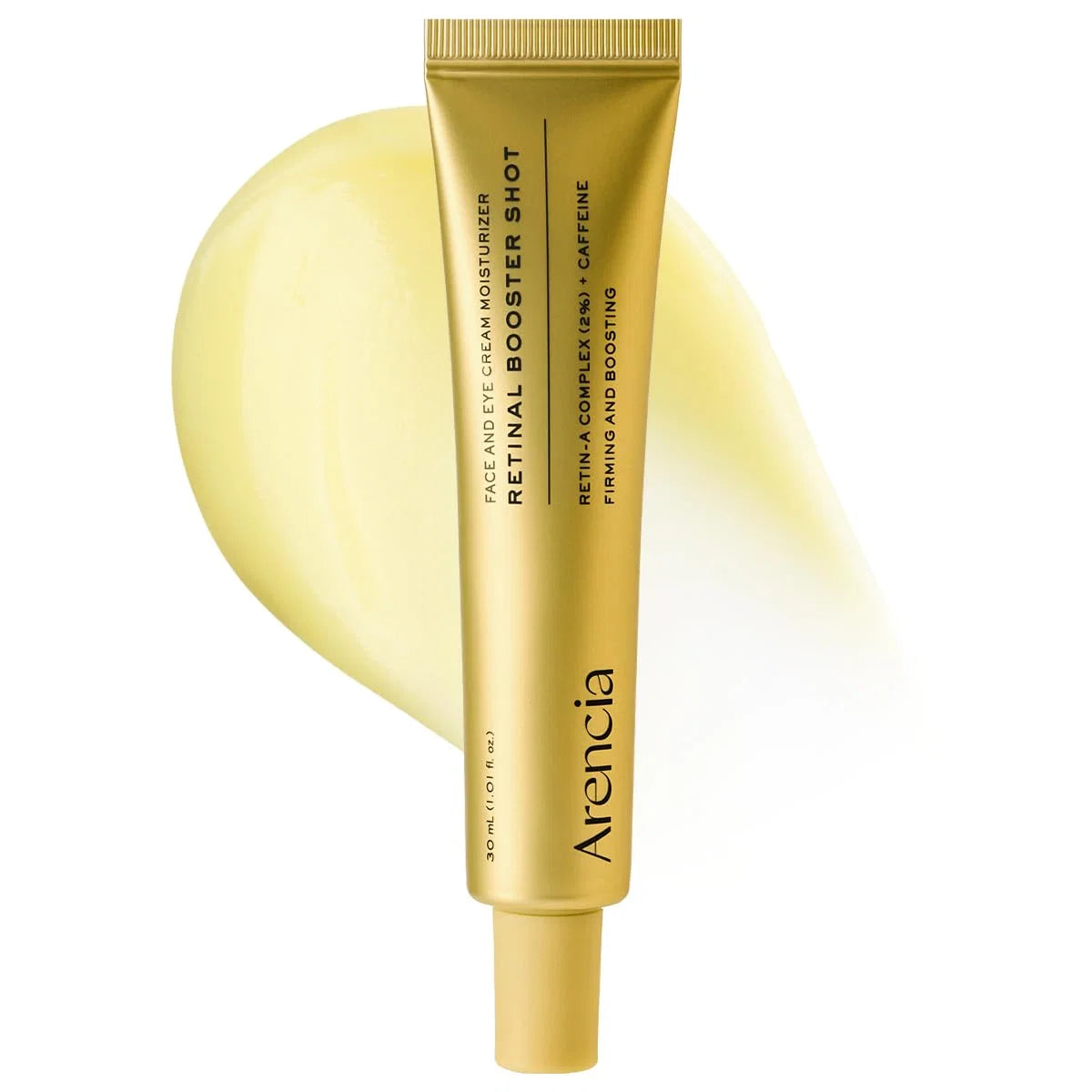 ARENCIA Retinal Booster shot, formule Retinal et caféine pour une peau ferme et raffinée en pores