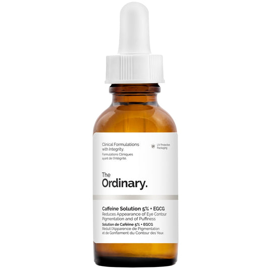 The Ordinary solution à la Caféine 5% + EGCG contours des yeux et cernes