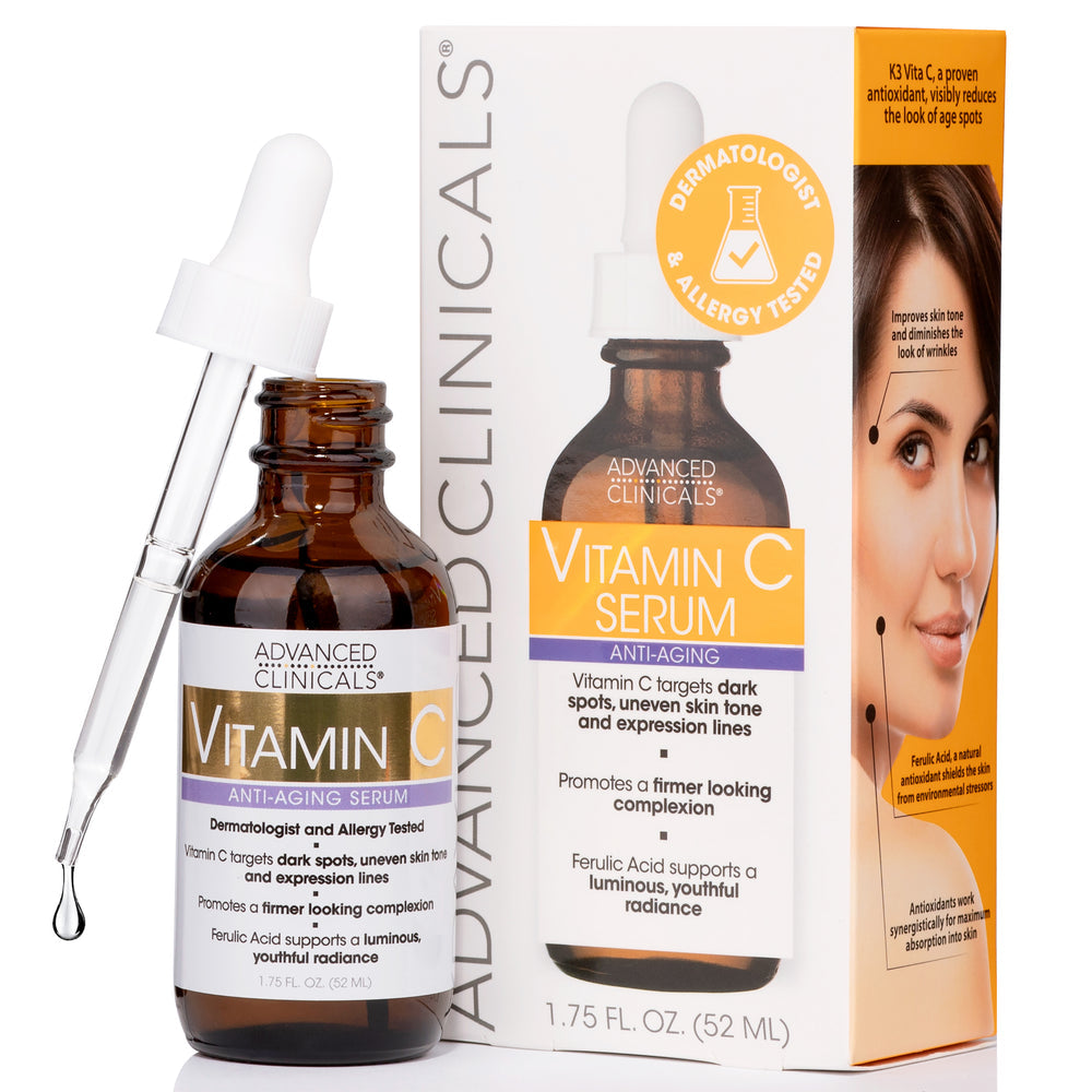 Advanced clinicals sérum visage éclaircissante à la vitamine C
